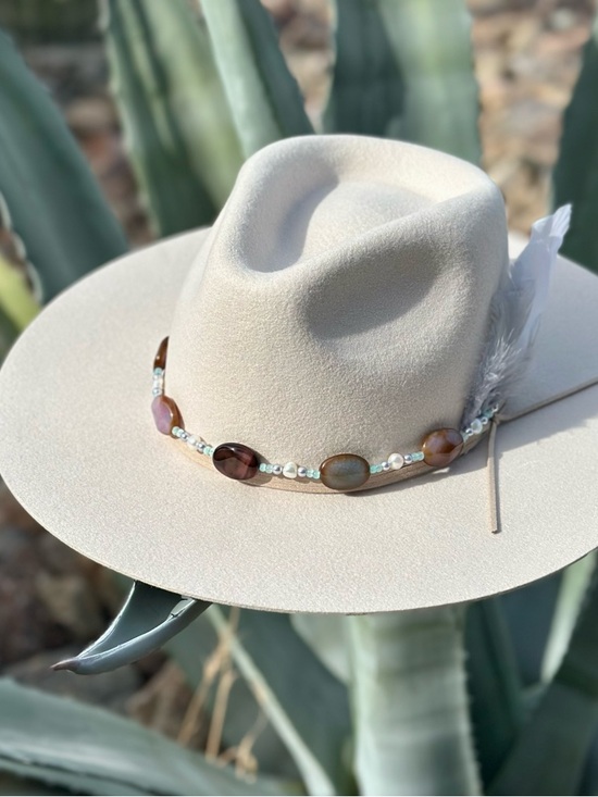 Stella Wilder Hats Accessories - Fire Agate Hat Band